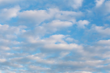 Obraz premium Cloud on blue sky in the daytime.