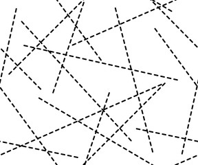 Simple background with dotted stitch lines. Seamless pattern, vector illustration.
