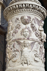 A basrelief on the column in Venice