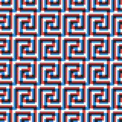 Geometric line. abstract seamless pattern with Greek antique motif