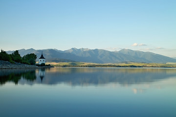 Beautiful dam in Liptov - Liptovska Mara, Slovakia.