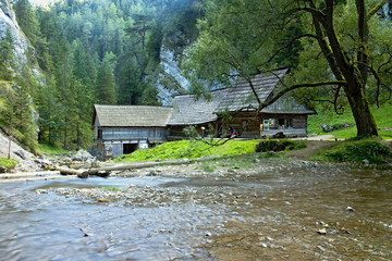 Watermill in Kvacianska valley, Slovakia.