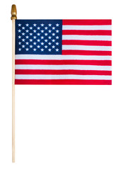 The United States of America flag isolated