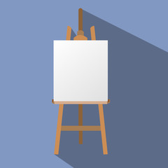 Wooden easel icon