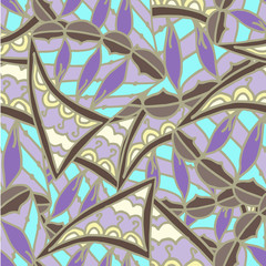 abstract drawing background of geometric patterns