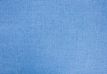 Pastel Background of Blue Cotton Textile Texture