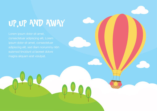 Hot Air Balloon Background