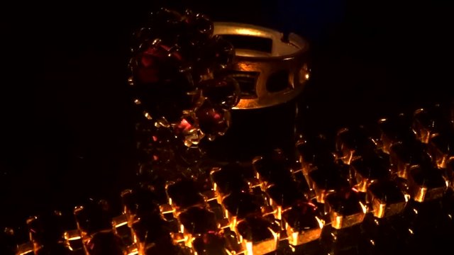 garnet bracelet and fire