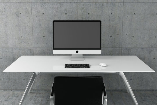 Arbeitsplatz, Arbeiten, Schreibtisch, Office, Ordnung, Bildschirm