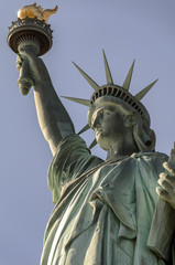Fototapeta premium Closeup of Statue of Liberty