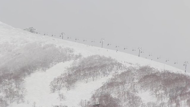 スキー場風景　北海道ニセコ