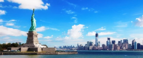 Fototapeten Panorama auf Manhattan, New York City © jorisvo