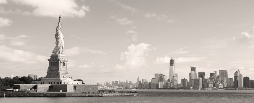 Panorama on Manhattan, New York City