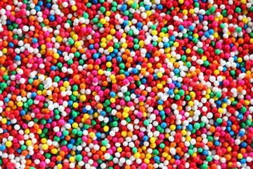 Fototapeta na wymiar colorful sugar sprinkle as background.
