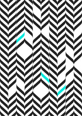 Zigzag background. Seamless pattern. Vector.