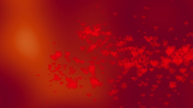 Valentinstag Hintergrund, fliegende Herzen