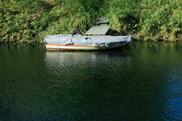 Small Boat in River