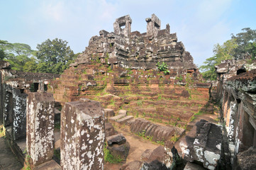 Fototapeta na wymiar The Baphuon - a temple at Angkor, located in Angkor Thom, Cambodia. 