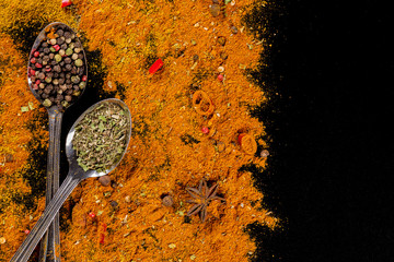 Herbs and spices selection - cooking, healthy eating