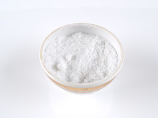 Fototapeta na wymiar salt on a white background