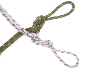 rope knot on a white background