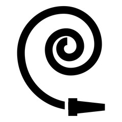 Hose icon, simple style