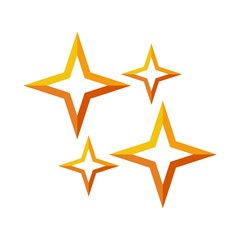 Obraz premium Shine flat icon vector