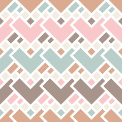 Geometric colorful seamless pattern. Tangram. Print. Repeating background. Cloth design, wallpaper.
