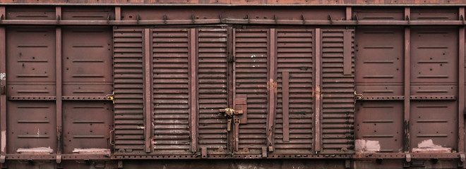 old metal warehouse door, hangar, high resolution photo