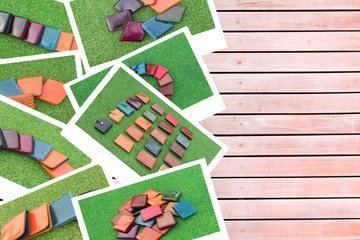 photo on wood background