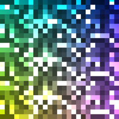 Square mosaic background