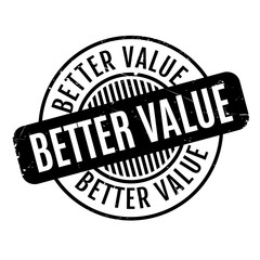 Better Value rubber stamp