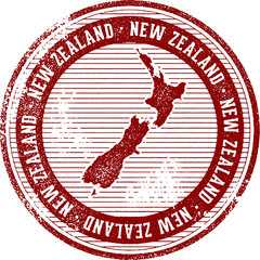 Vintage New Zealand Country Tourism Stamp
