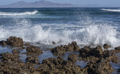 Sea wave for background