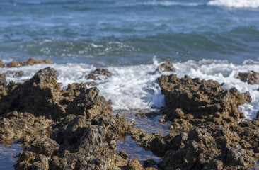 Sea wave for background