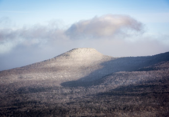 Catskill Mountain in Winter Snow