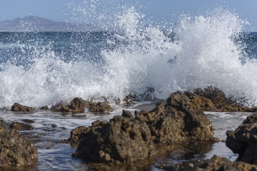 Sea wave for background