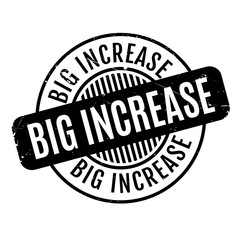 Big Increase rubber stamp