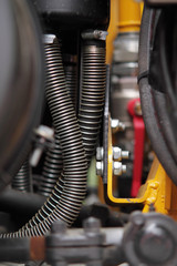 Fototapeta premium technical machine mechanism unit