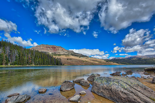 Beartooth Lake in Wyoming.