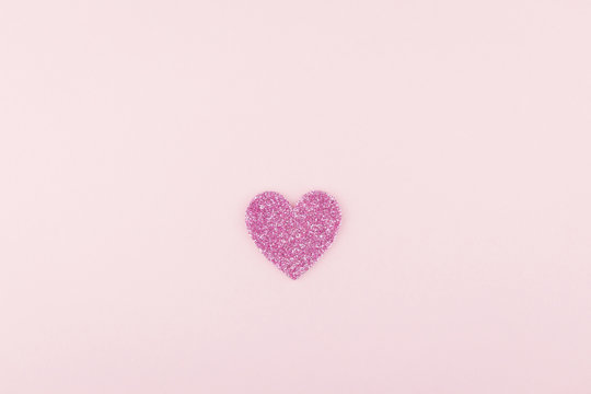 center pink love