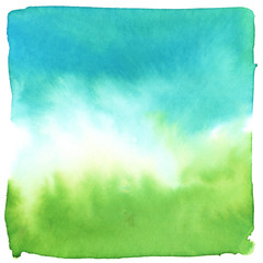 Abstract watercolor painted background

