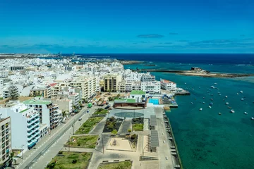 Foto op Aluminium Cityscape of Arrecife, the capital city of Lanzarote island, Spain  © Tomasz Czajkowski