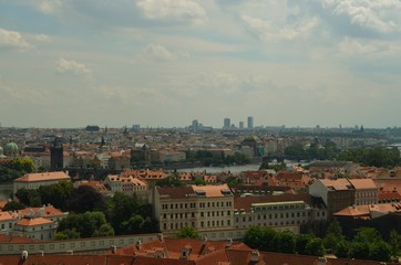 The landscape of Prague