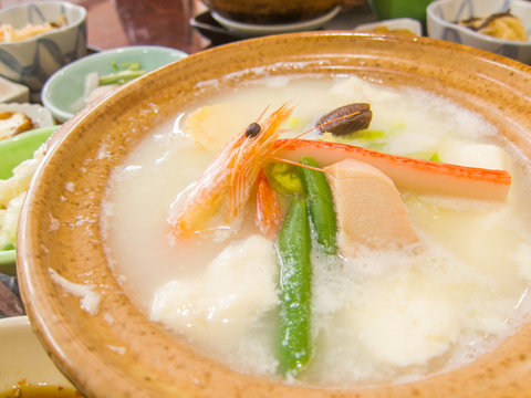 A pot of bean curd - Powered by Adobe