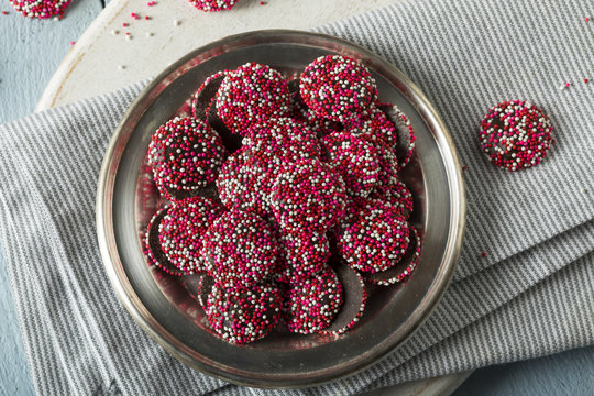 Valentine's Red and White Chocolate NonPareils