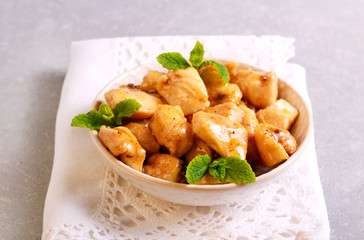Lemon and mint chicken breast
