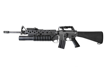 M16A1 rifle with M203 compound