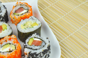 Sushi rolls mix