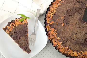 Mohn- Kuchen mit Mandelblättchen